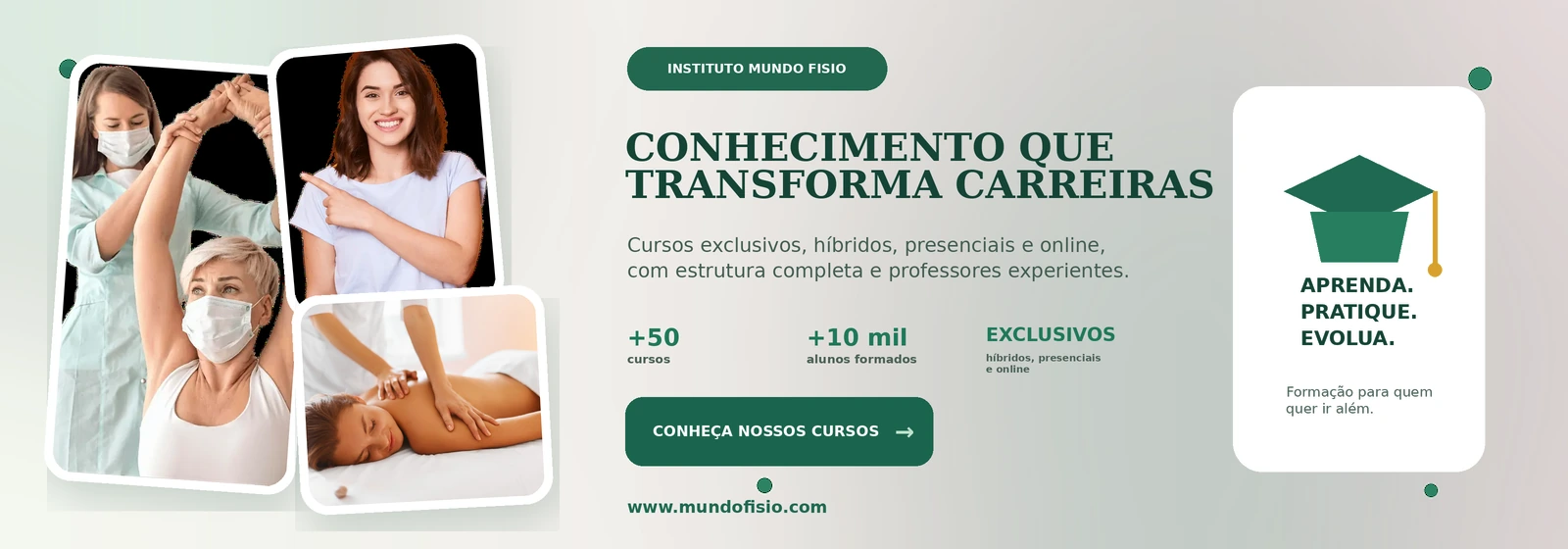 Instituto Mundo Fisio: conhecimento que transforma carreiras